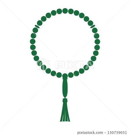 Muslim Prayer beads icon design template Muslim Prayer beads icon design template 130739031