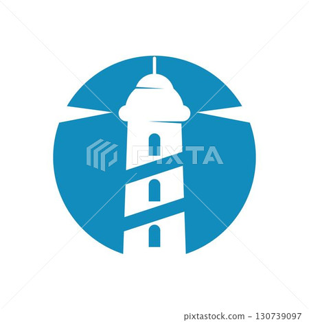 Lighthouse icon. Simple lighthouse building vector design Lighthouse icon. Simple lighthouse building vector design 130739097