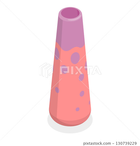 3D Isometric Flat Vector Illustration of Pottery, Elegant Ceramic Vases For Decoration. Item 1 130739229