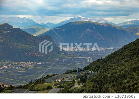 View over Bolzano from above Lana View over Bolzano from above Lana 130739502