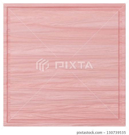 3D Material_Wooden Plate_Square_Pink 130739535