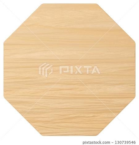 3D材質_八角木板_黃色 3D材質_八角木板_黃色 130739546