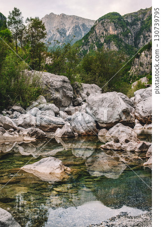 Mountainous Landscape in Theth National Park 130739795