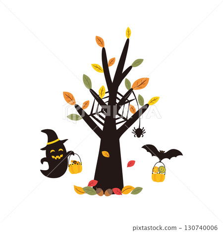 Halloween Material 2025-11 Vector 130740006