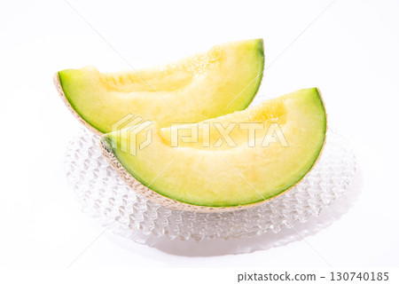 Muskmelon white background Muskmelon white background 130740185