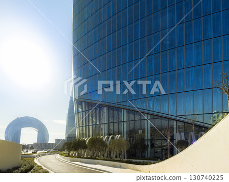 High-rise office building in the center of Baku, Azerbaijan 130740225