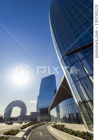 Skyscrapers in the center of Baku, Azerbaijan 130740228