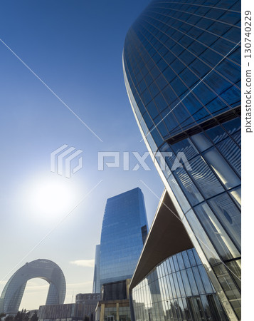 Skyscrapers in the center of Baku, Azerbaijan 130740229