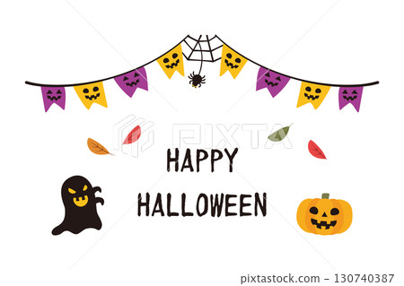 Halloween Material 2025-8 Vector 130740387