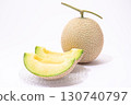 Muskmelon white background 130740797