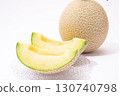 Muskmelon white background 130740798