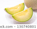 Muskmelon white background 130740801