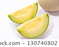 Muskmelon white background 130740802