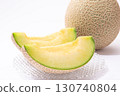 Muskmelon white background 130740804