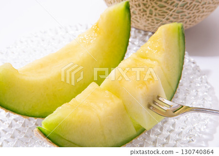 香瓜白色背景 130740864