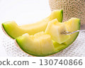 Muskmelon white background 130740866