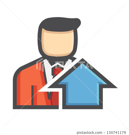 Real estate vector icon design element. Real estate vector icon design element. 130741179