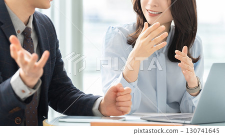 Two businessmen having a meeting Two businessmen having a meeting 130741645