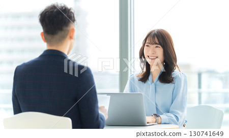 Two businessmen having a meeting Two businessmen having a meeting 130741649