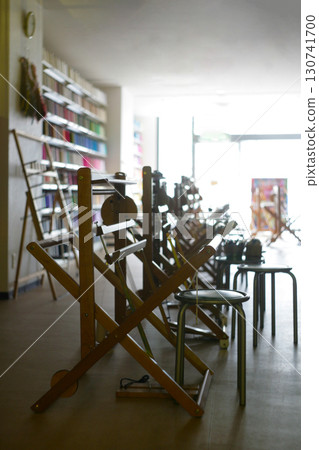 Loom at a craft store Loom at a craft store 130741700