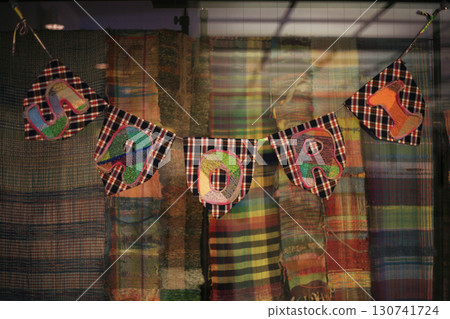 Colorful creations from a craft store Colorful creations from a craft store 130741724