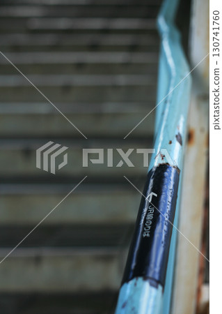 JR Hatano Station footbridge handrail 130741760