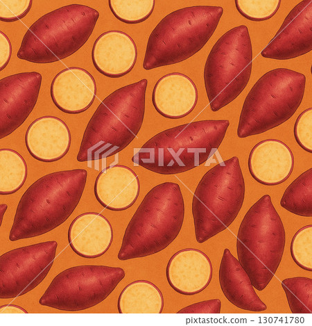 地瓜系列：地瓜橫切面紋 130741780