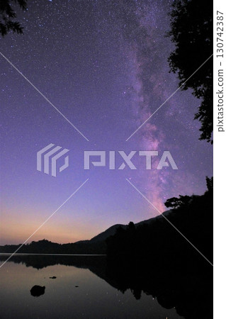 Milky Way / Oku-Nikko Lake Yunoko 130742387