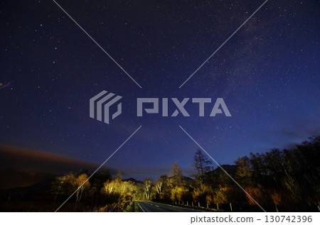 The Big Dipper and Cassiopeia / Oku-Nikko Japan Romantic Road 130742396