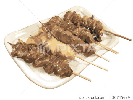 Assorted yakitori 130745659