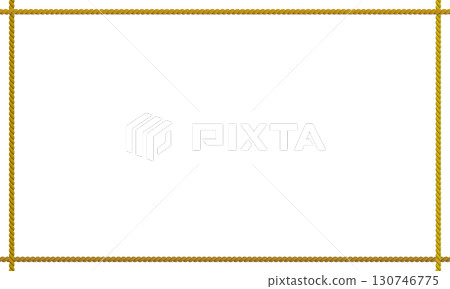 A three-dimensional brown frame made of straight ropes stretched across it. A three-dimensional brown frame made of straight ropes stretched across it. 130746775