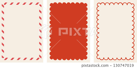 Christmas frames. Hand drawn Christmas background set, cards, banners, prints. Vector art and Christmas frames. Hand drawn Christmas background set, cards, banners, prints. Vector art and 130747019
