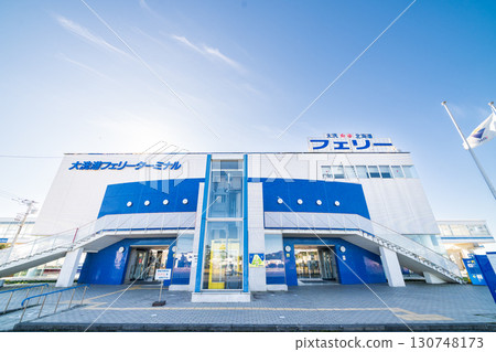 茨城縣大洗渡輪碼頭的風景 茨城縣大洗渡輪碼頭的風景 130748173