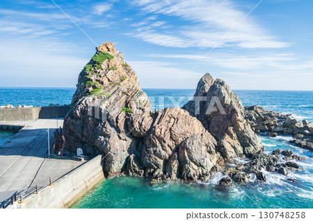 "Iwate Prefecture" Meotoiwa Rocks, Kosode Coast "Iwate Prefecture" Meotoiwa Rocks, Kosode Coast 130748258