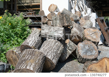 Firewood, wood, firewood splitting Firewood, wood, firewood splitting 130748277