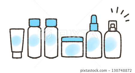 基本化妝品的插圖 基本化妝品的插圖 130748872