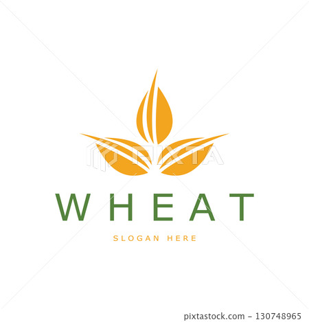 Agriculture Wheat logo template vector icon design Agriculture Wheat logo template vector icon design 130748965