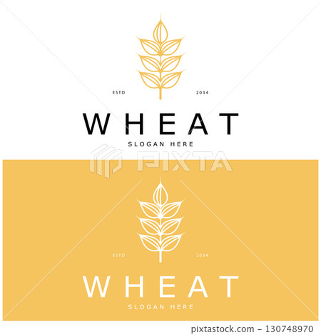 Agriculture Wheat logo template vector icon design Agriculture Wheat logo template vector icon design 130748970