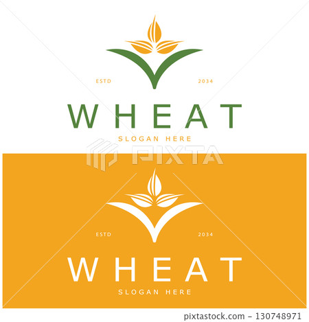 Agriculture Wheat logo template vector icon design Agriculture Wheat logo template vector icon design 130748971