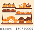 Bakery simple illustration 130749005