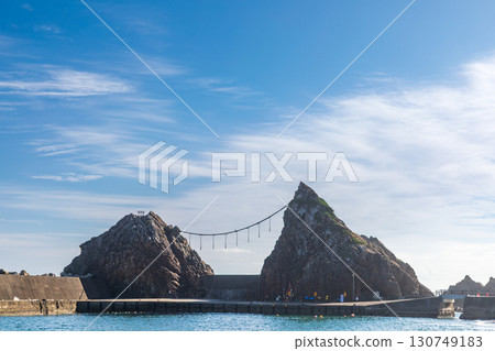 "Iwate Prefecture" Kosode Coast's Married Couple Rocks, Kuji City "Iwate Prefecture" Kosode Coast's Married Couple Rocks, Kuji City 130749183