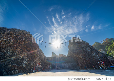"Iwate Prefecture" Kosode Coast's Married Couple Rocks, Kuji City 130749187