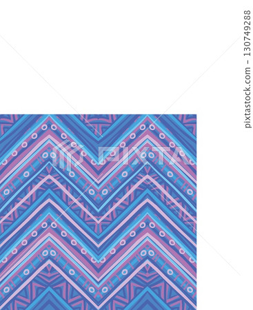 geometric pattern with chevron zigzag lines and circular details in shades of blue and purple geometric pattern with chevron zigzag lines and circular details in shades of blue and purple 130749288