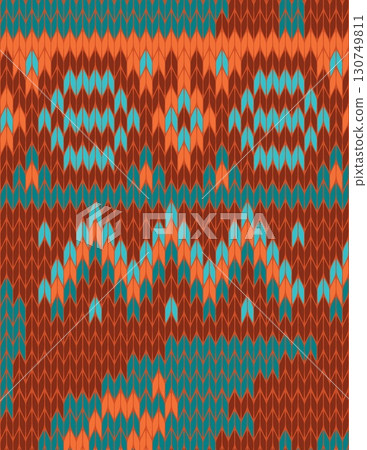 intricate geometric pattern with vibrant colors and symmetrical design perfect for textile or fabric decoration intricate geometric pattern with vibrant colors and symmetrical design perfect for textile or fabric decoration 130749811