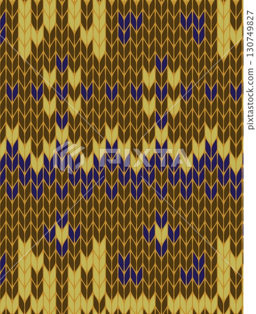 intricate geometric pattern with gold purple and black colors in textile design intricate geometric pattern with gold purple and black colors in textile design 130749827