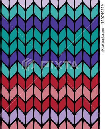 vibrant geometric chevron pattern with colorful overlapping shapes design 130749829