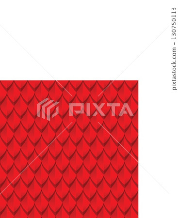 vibrant red fish scale pattern background with detailed texture and design vibrant red fish scale pattern background with detailed texture and design 130750113