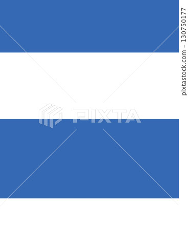 nicaragua national flag with blue and white horizontal stripes and emblem 130750177