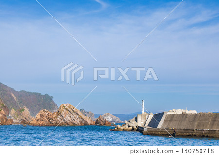 Scenery of Kosode Fishing Port in Kuji City, Iwate Prefecture Scenery of Kosode Fishing Port in Kuji City, Iwate Prefecture 130750718
