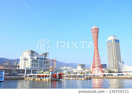 Scenery of Kobe Port Tower, Kobe City, Hyogo Prefecture Scenery of Kobe Port Tower, Kobe City, Hyogo Prefecture 130750721